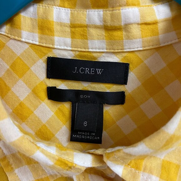 BUNDLE: J.Crew Gingham Cotton Shirts - 3 Included See Sizes - Picture 11 of 11